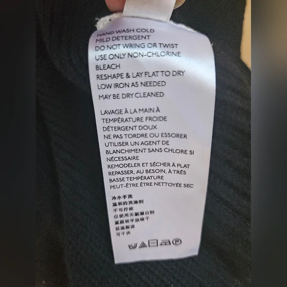 🔥NWT Free People Ribbed Sweater Skirt Black Size Small - Picture 9 of 10